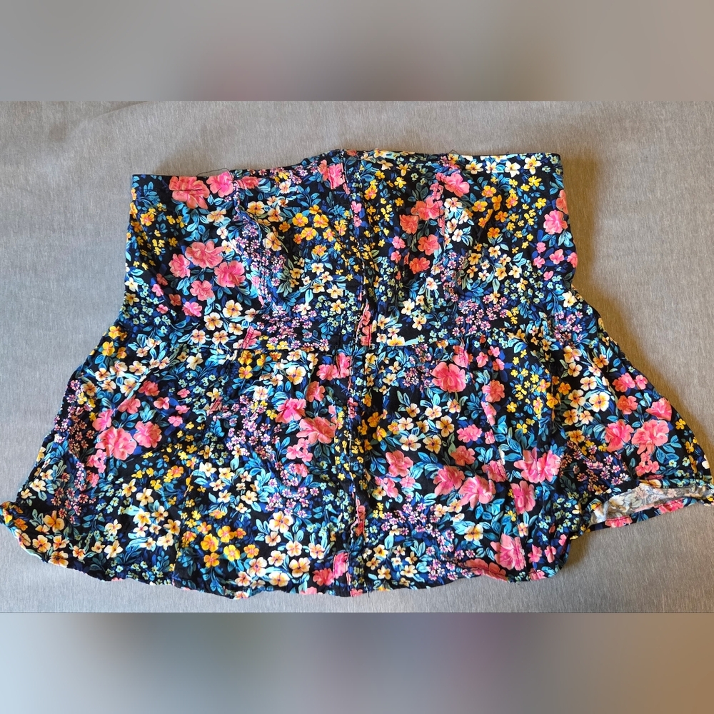 Torrid Multicolor Floral Top